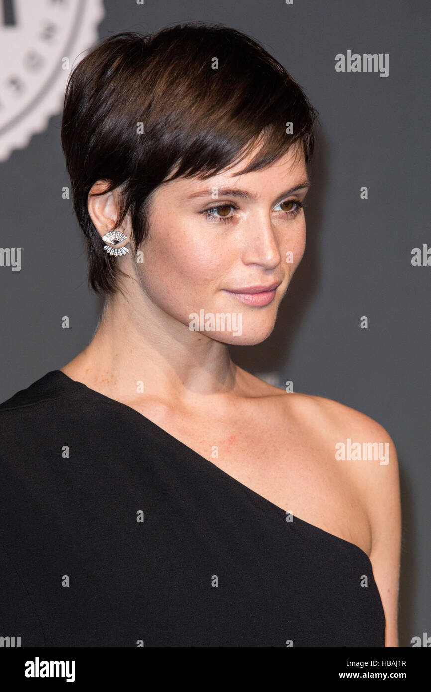 London, UK. 4 December 2016. Actress Gemma Arterton. Red carpet arrivals for the 2016 British Independent Film Awards at Old Billingsgate. Stock Photo