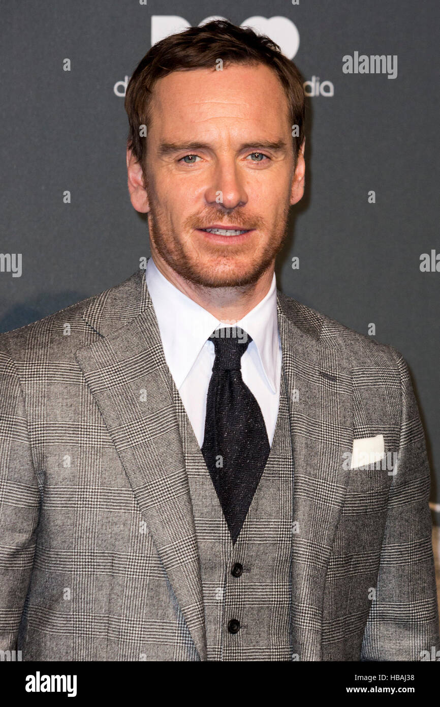 London, UK. 4 December 2016. Actor Michael Fassbender. Red carpet arrivals for the 2016 British Independent Film Awards at Old Billingsgate. Stock Photo