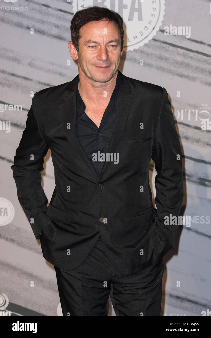 London, UK. 4 December 2016. Actor Jason Isaacs. Red carpet arrivals for the 2016 British Independent Film Awards at Old Billingsgate. Stock Photo