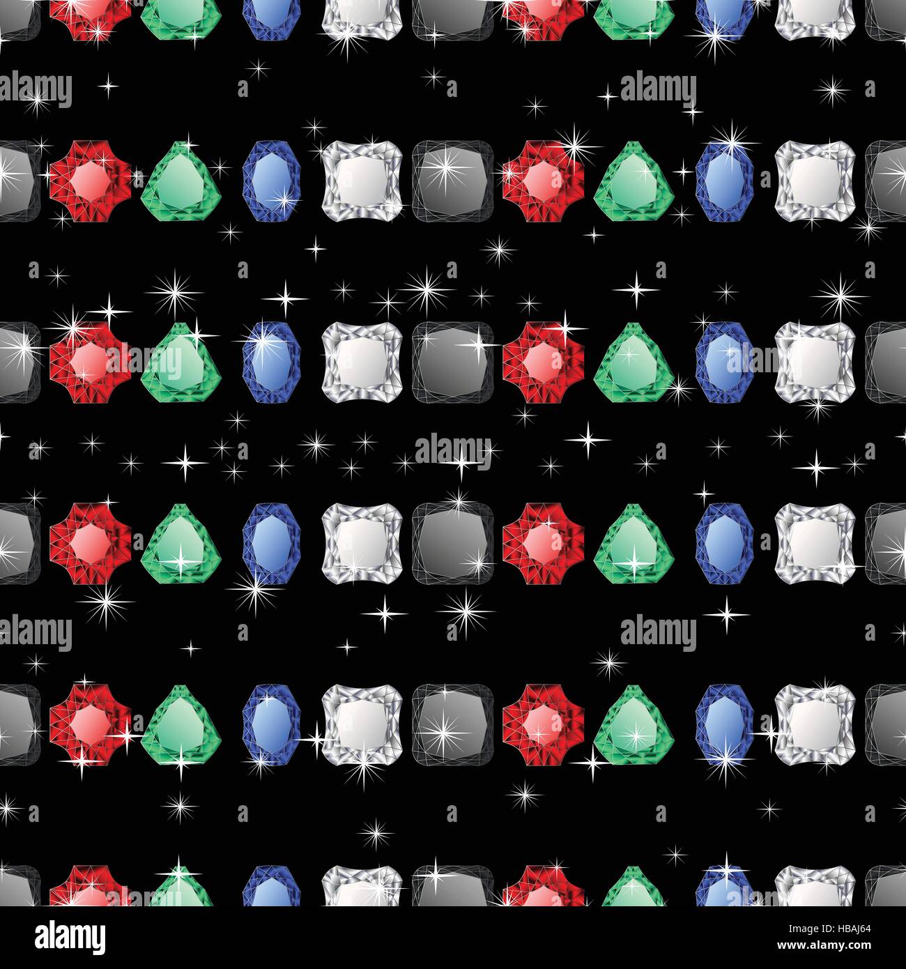 Diamonds seamless pattern Stock Vector Image & Art - Alamy