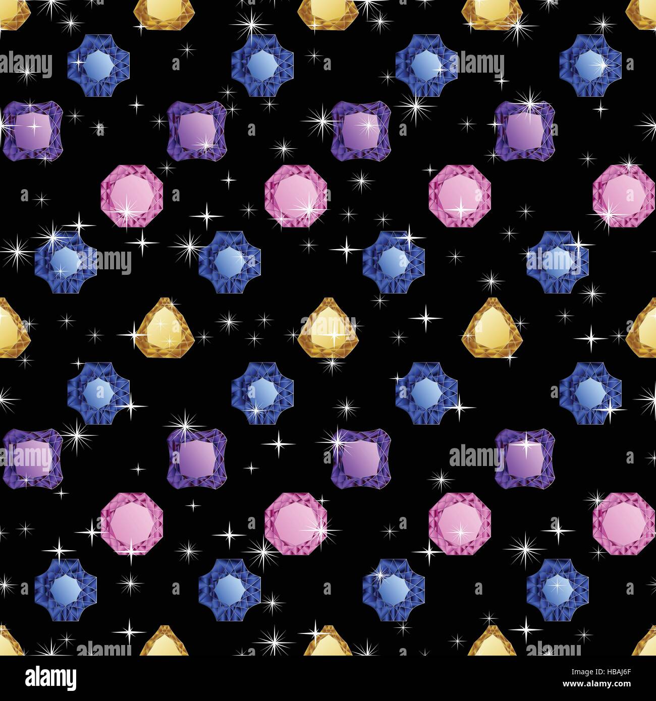 Diamonds seamless pattern Stock Vector Image & Art - Alamy