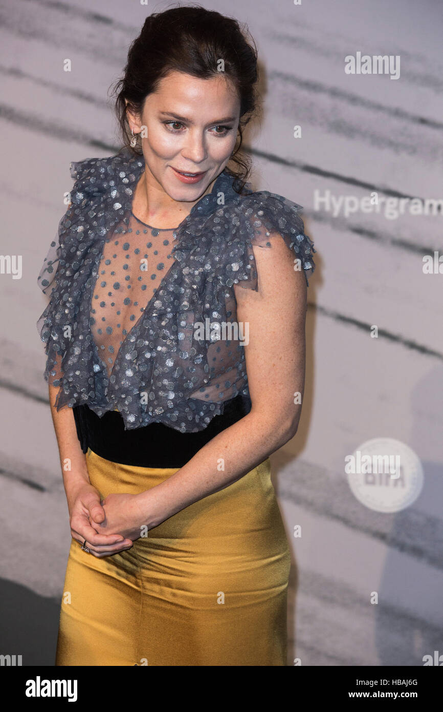 London, UK. 4 December 2016. Actress Anna Friel. Red carpet arrivals for the 2016 British Independent Film Awards at Old Billingsgate. Stock Photo