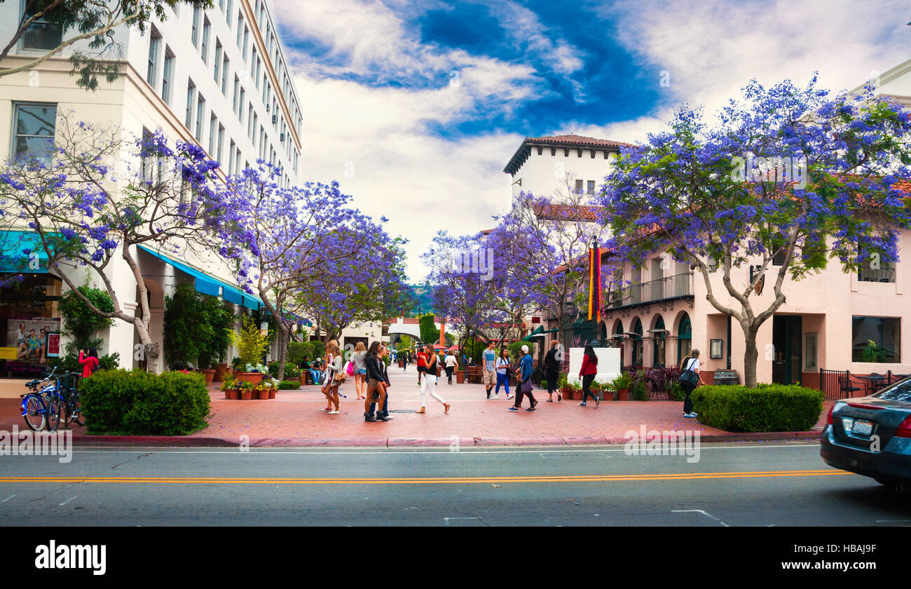 Santa Barbara California American Cities Photo Stock Photo Alamy