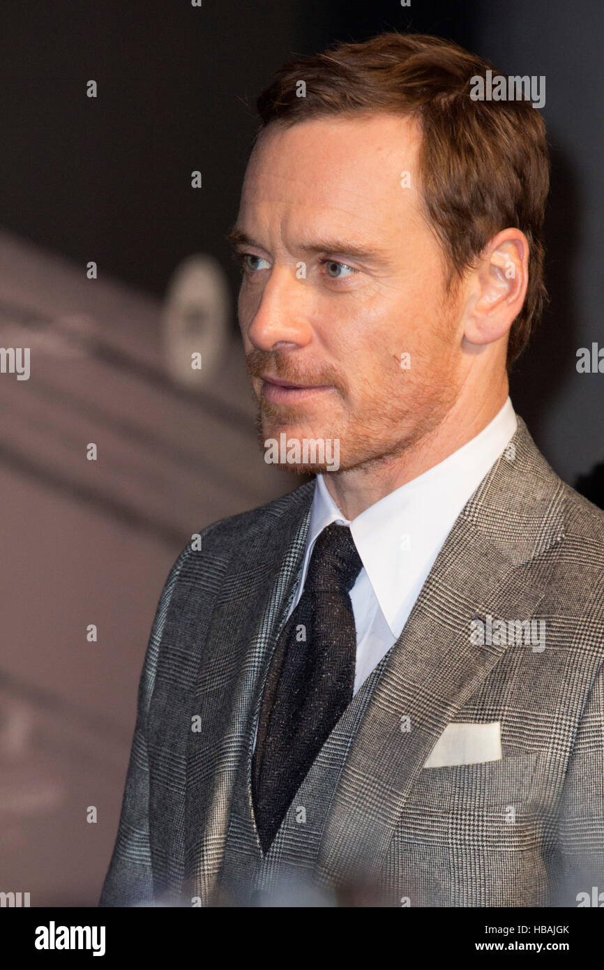 London, UK. 4 December 2016. Actor Michael Fassbender. Red carpet arrivals for the 2016 British Independent Film Awards at Old Billingsgate. Stock Photo