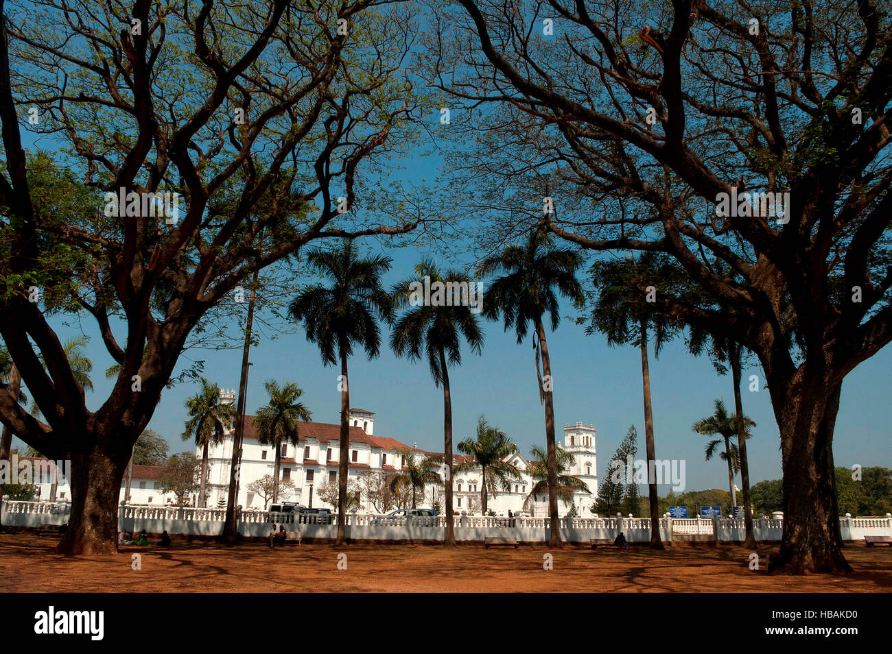 The Sé Catedral de Santa Catarina, Old Goa, Goa, India Stock Photo