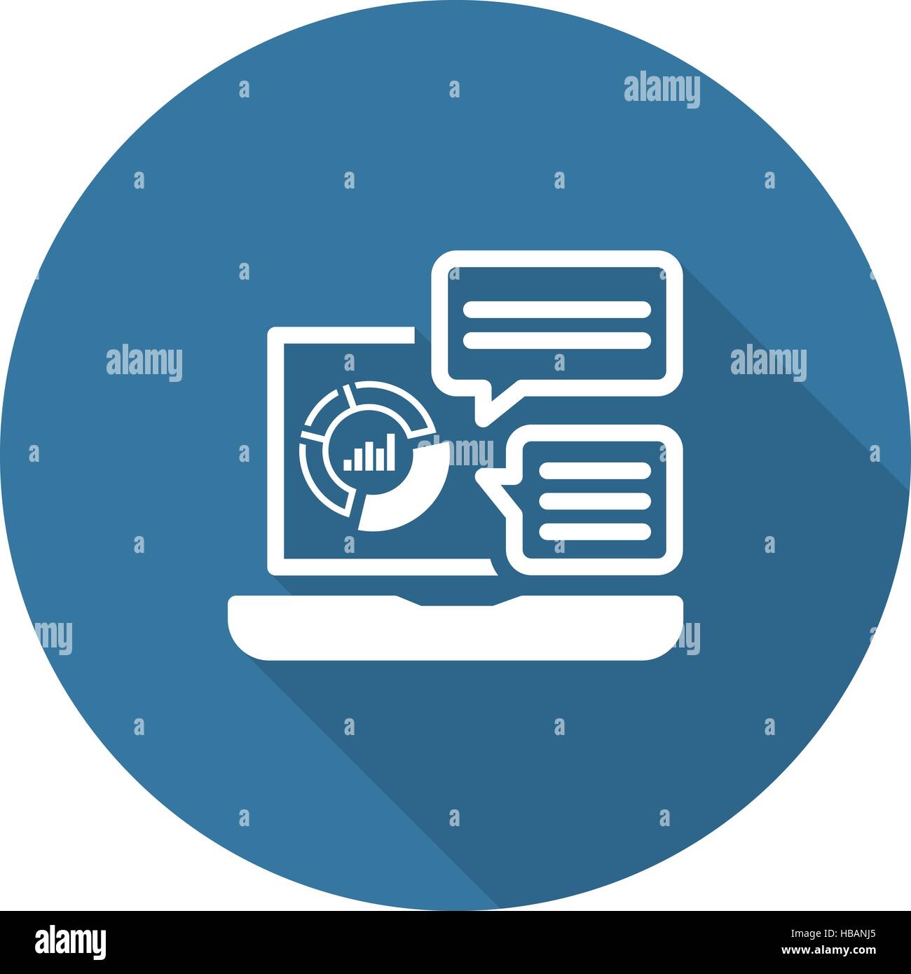 Store Analytics Icon. Flat Design Stock Vector Image & Art - Alamy