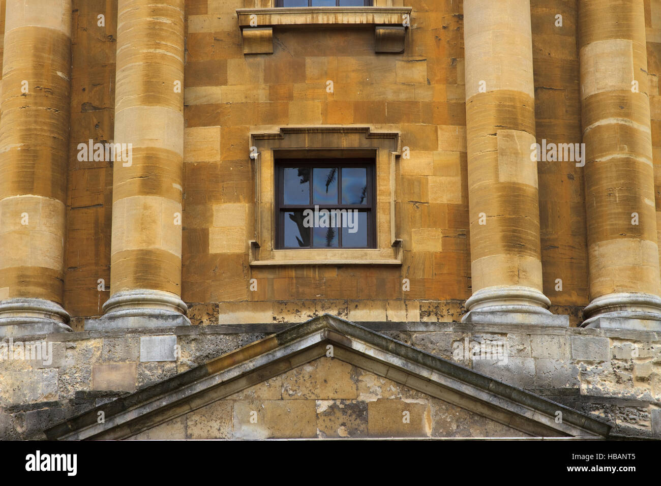 Detail of The Radcliffe Camera in Oxford, England. Stock Photo