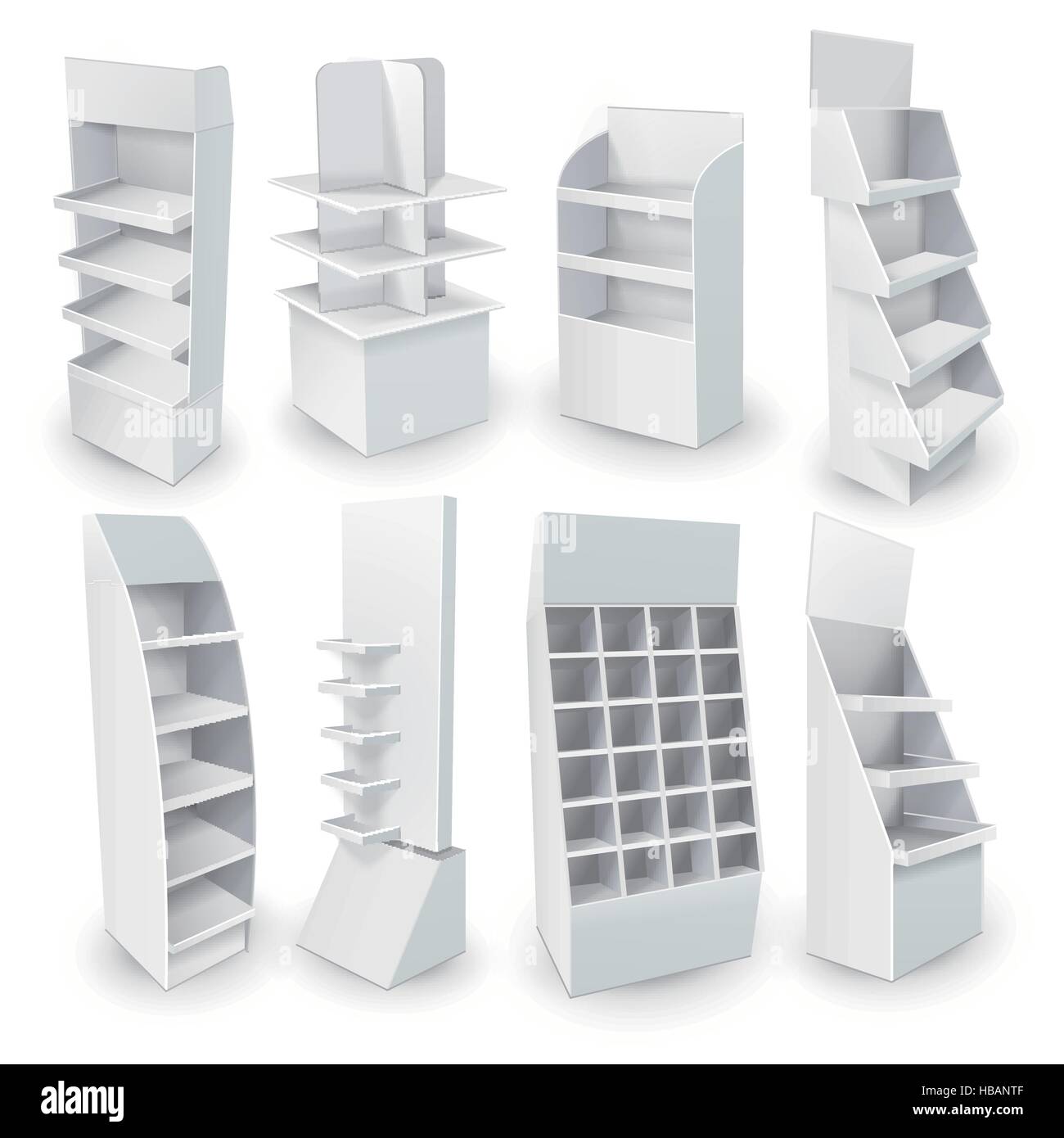 Display stand Stock Vector Images Alamy