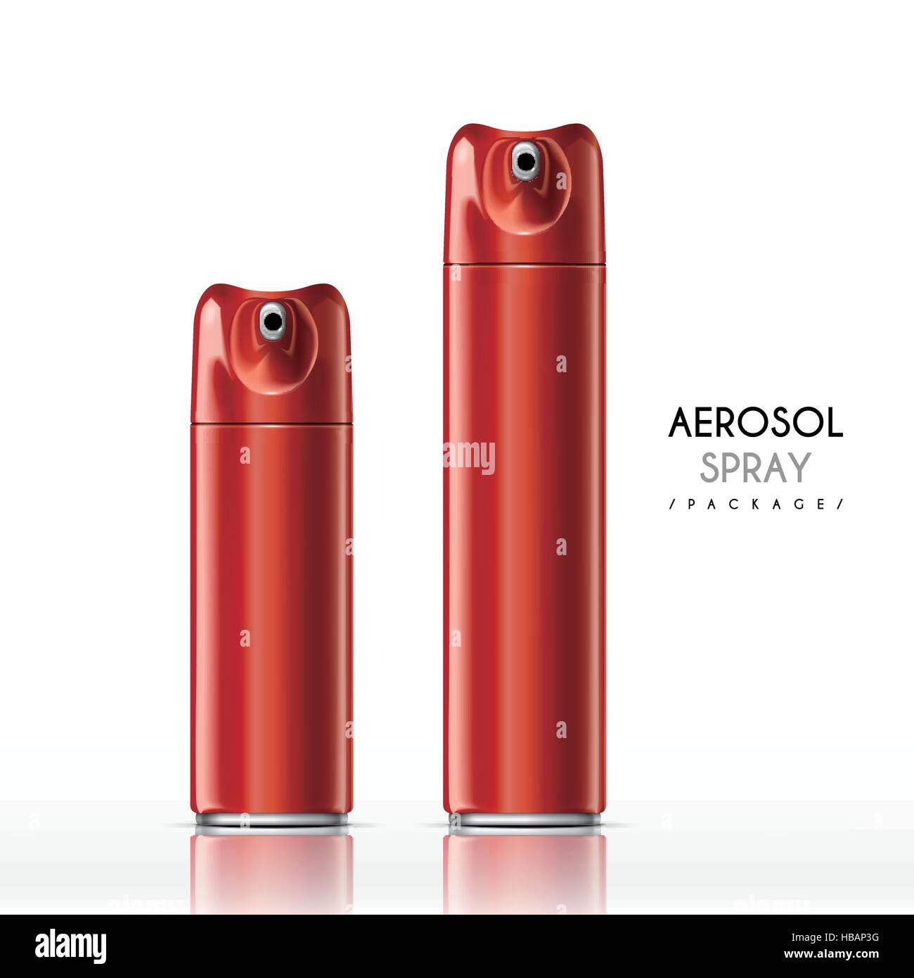 aerosol spray package isolated on white background Stock Vector Image ...