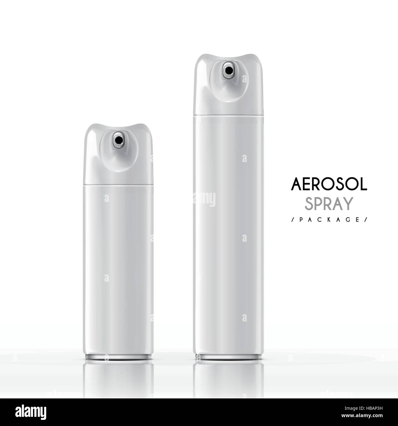 aerosol spray package isolated on white background Stock Vector Image ...
