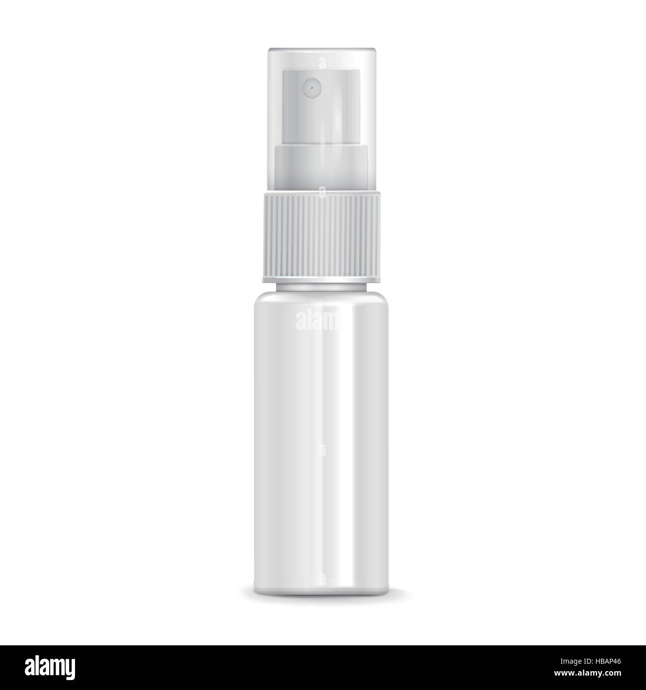 cosmetic spray bottle isolated on white background Stock Vector Image ...