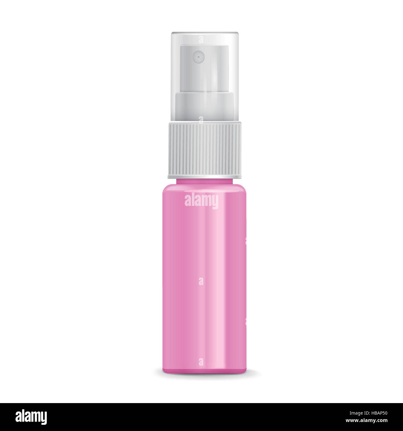 cosmetic spray bottle isolated on white background Stock Vector Image ...