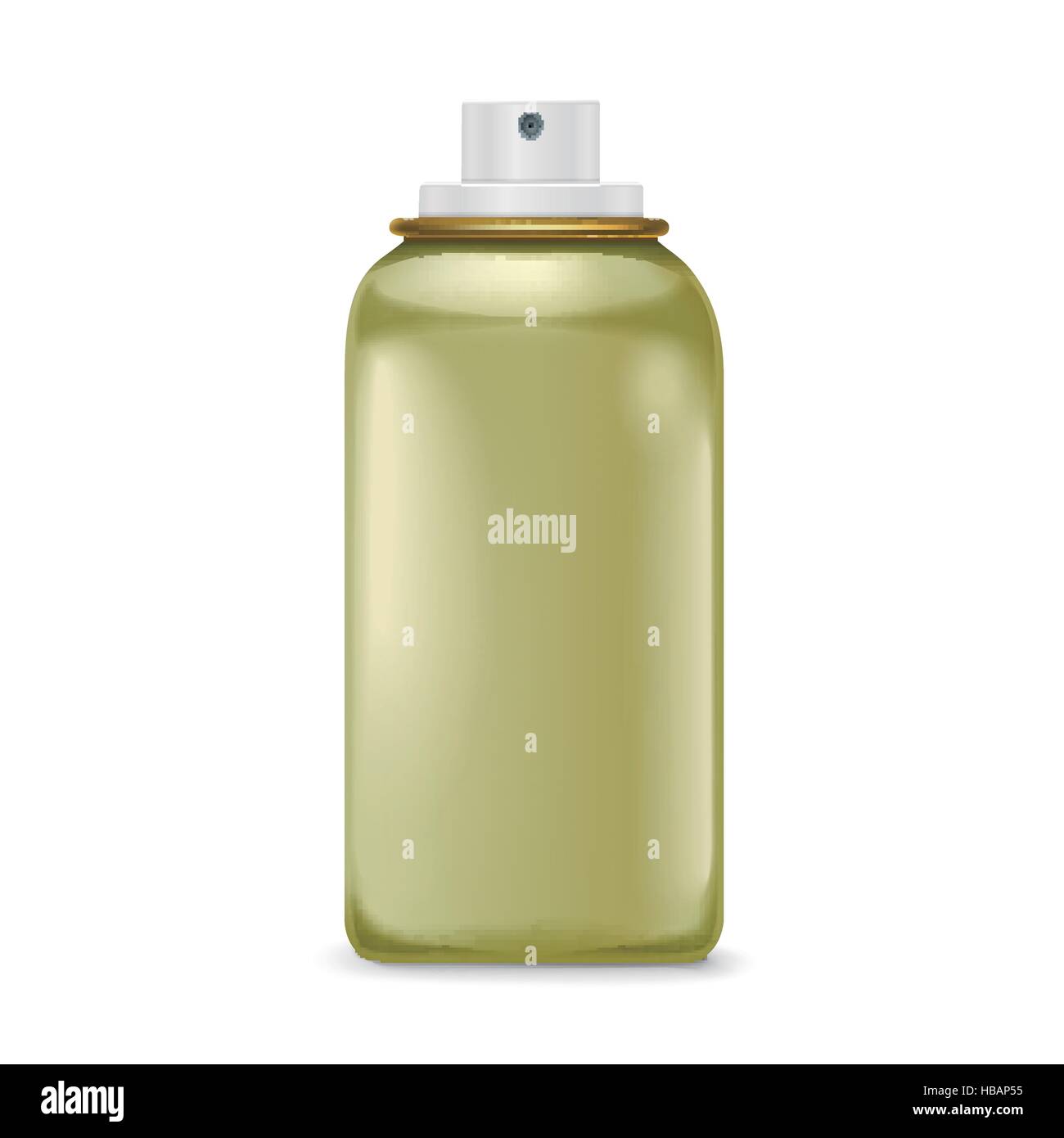 lovely green spray bottle isolated on white background Stock Vector ...