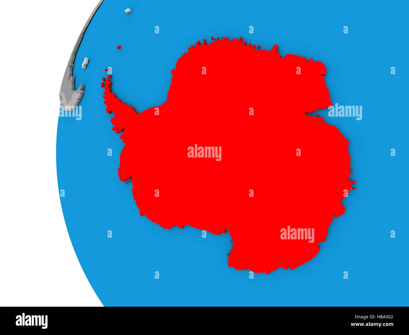 Antarctica map countries hi-res stock photography and images - Alamy
