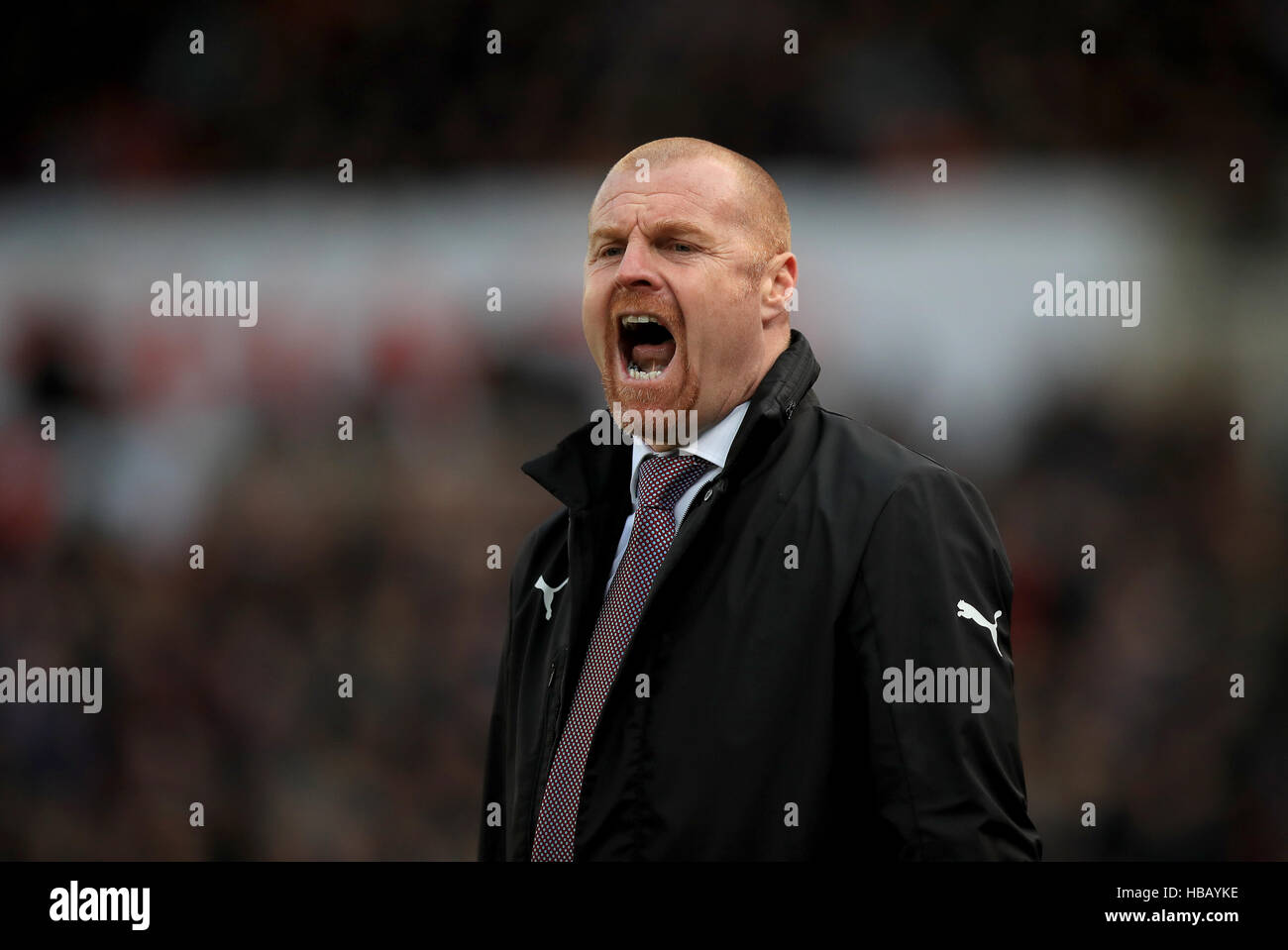 Burnley manager Sean Dyche Stock Photo