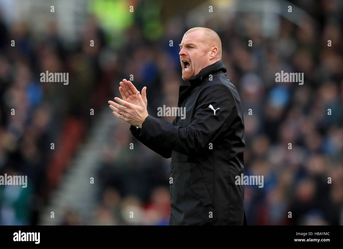 Burnley manager Sean Dyche Stock Photo