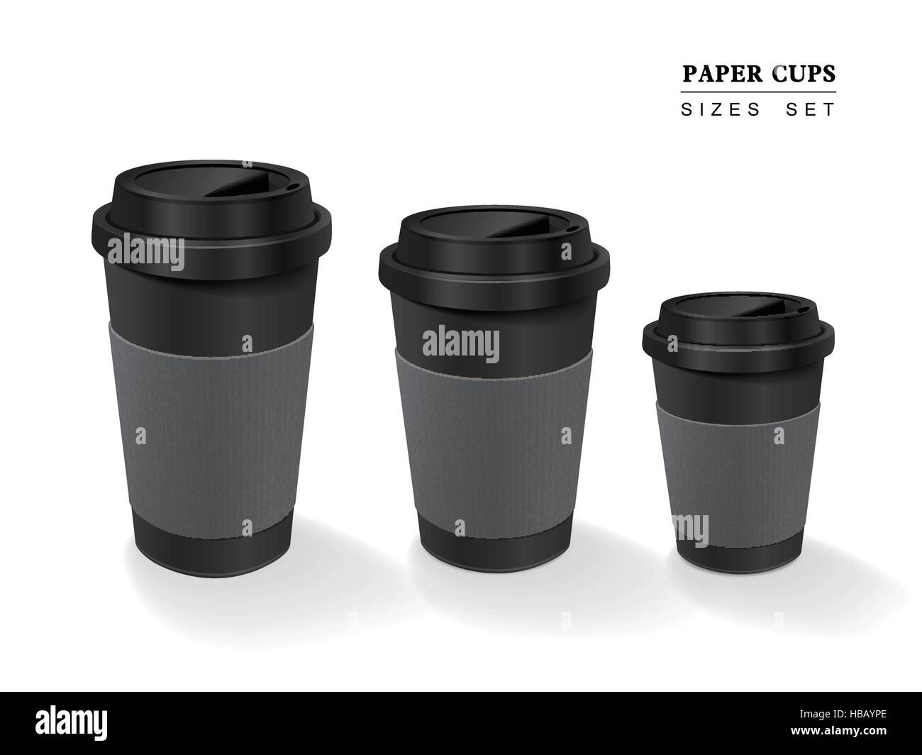 Paper coffee cups Stock Vector Images Alamy