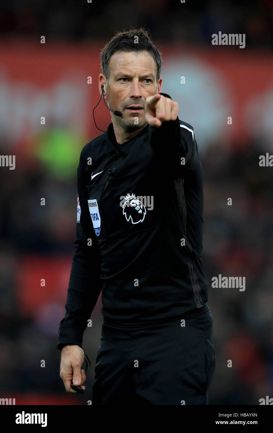 Mark Clattenburg, match referee Stock Photo