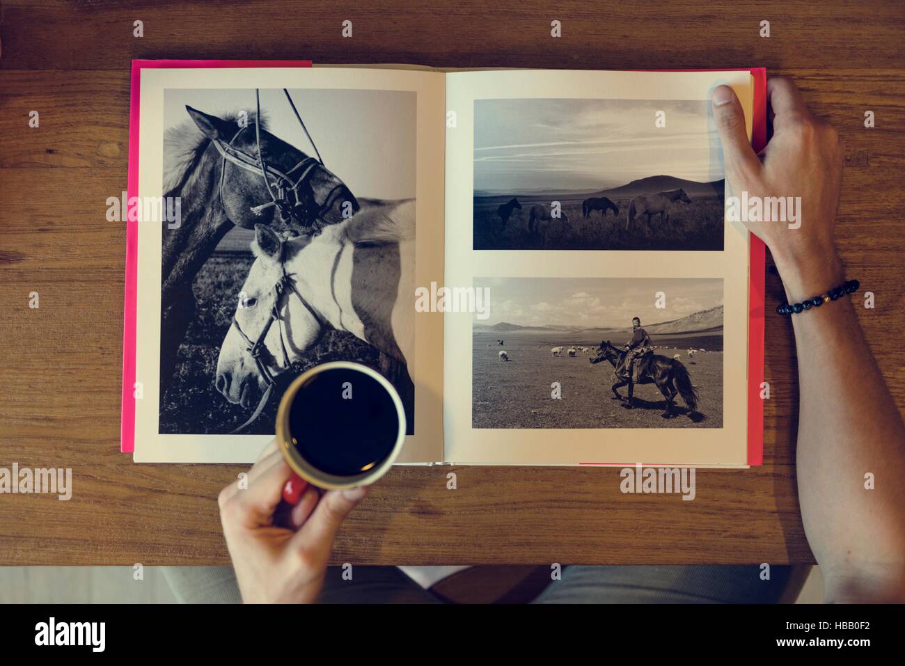 Photobook Album Picture Image Memories Concept Stock Photo