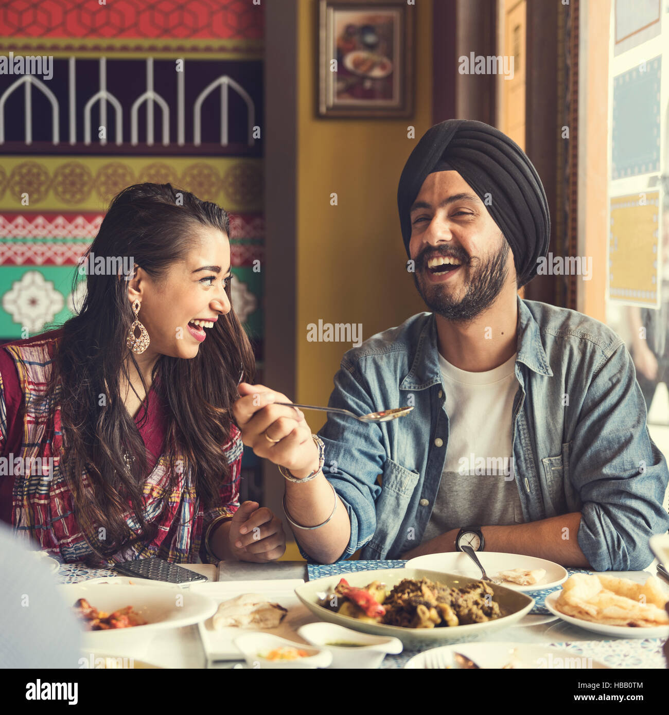 Indian Ethnicity Meal Food Roti Naan Curry Concept Stock Photo Alamy