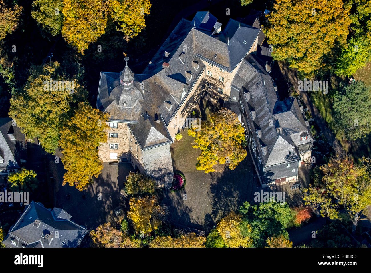 Aerial View Upper Castle Castle Siegen Siegerland Museum historical aerial-view-upper-castle-castle-siegen-siegerland-museum-historical