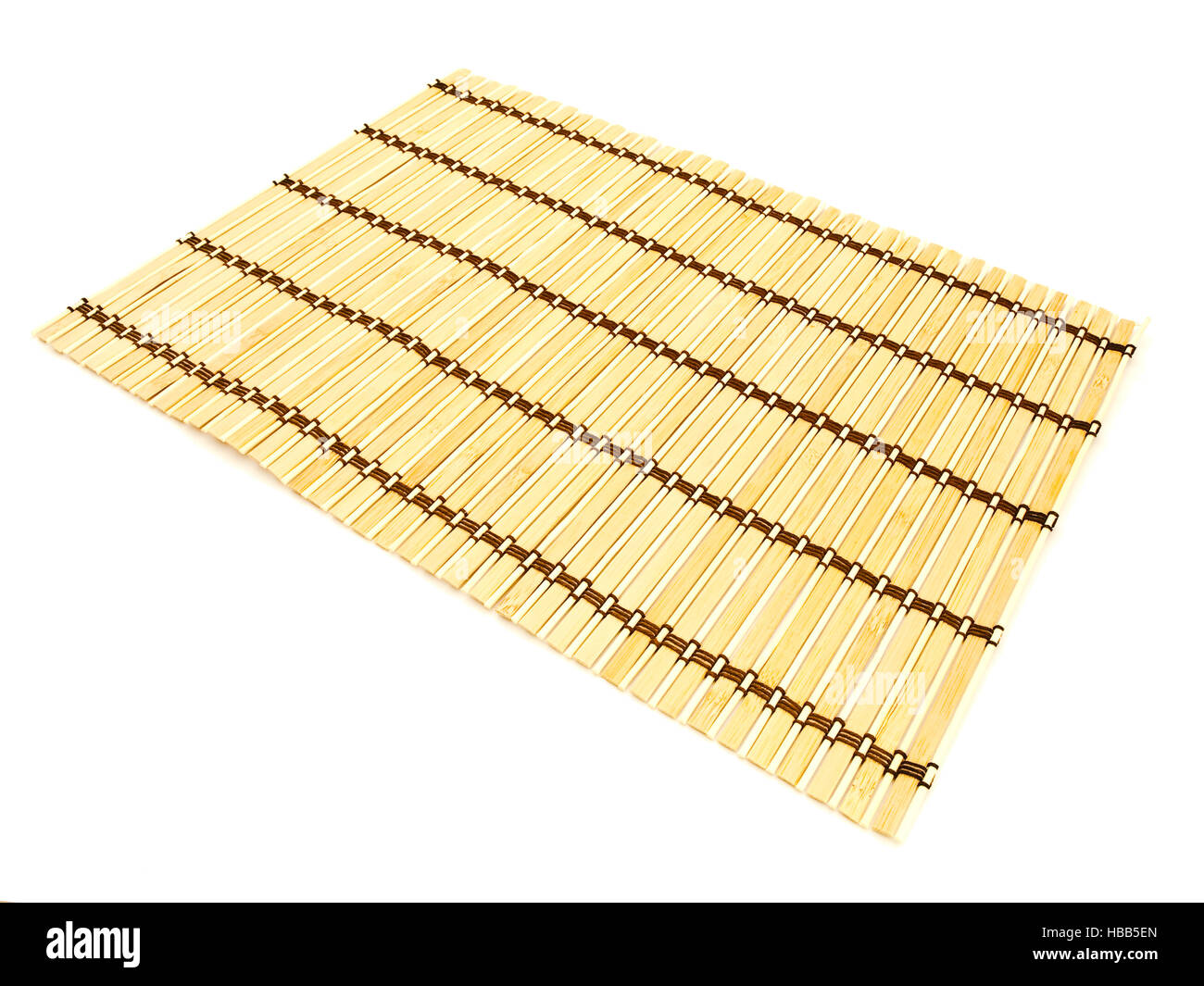 Bamboo Mat Stock Photo