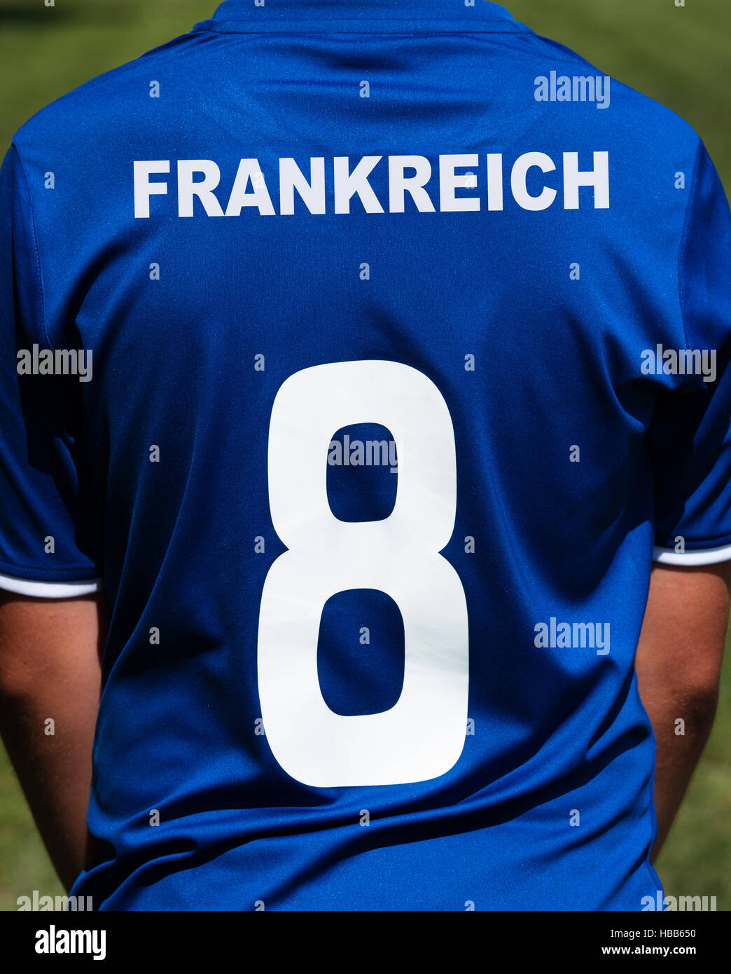 soccer jersey France Stock Photo - Alamy