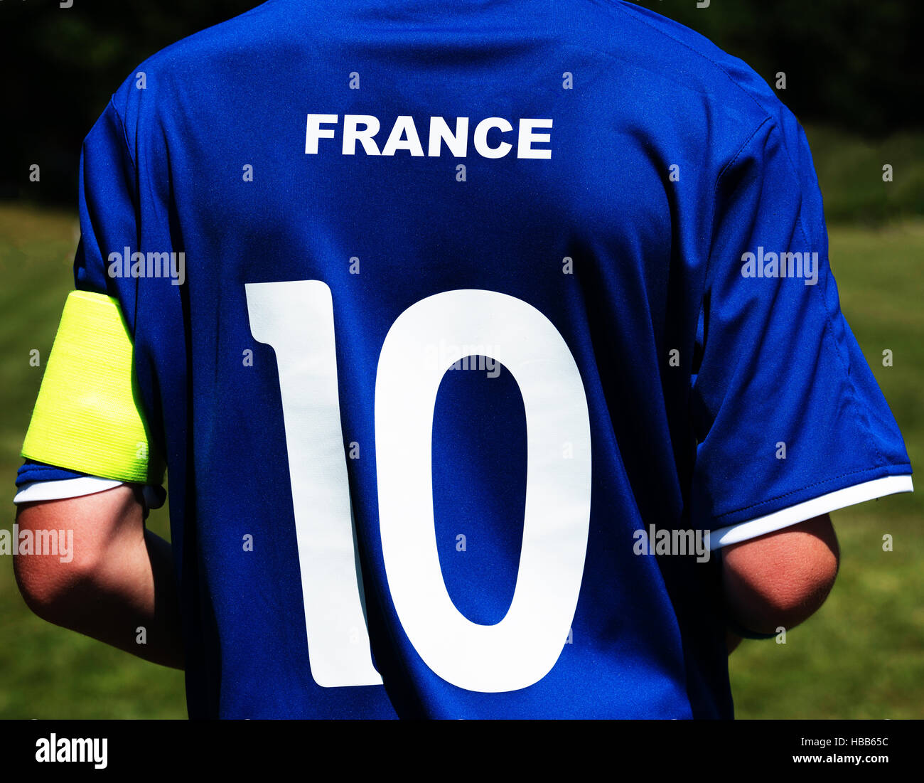 soccer jersey France Stock Photo - Alamy