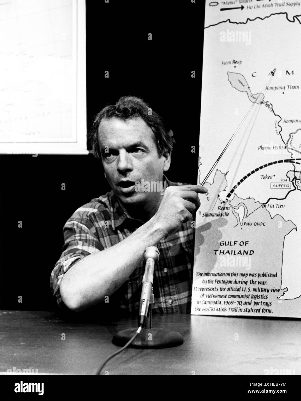 SWIMMING TO CAMBODIA, Spalding Gray, Mark Taper Forum, Los Angeles, 198485 (photo by Jay