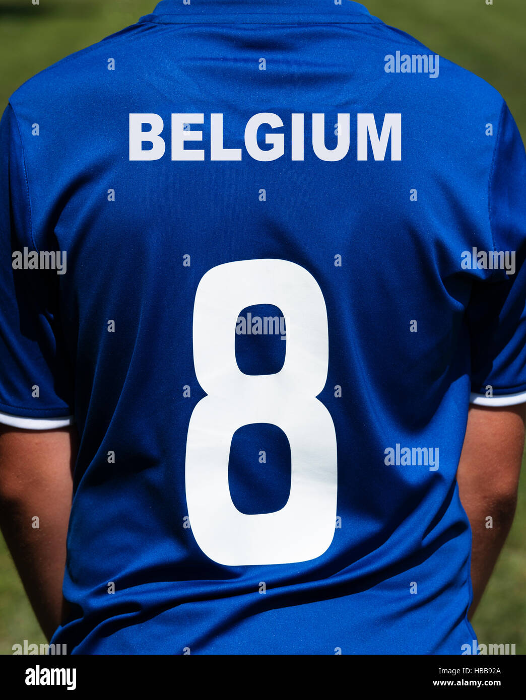 soccer jersey Belgium Stock Photo