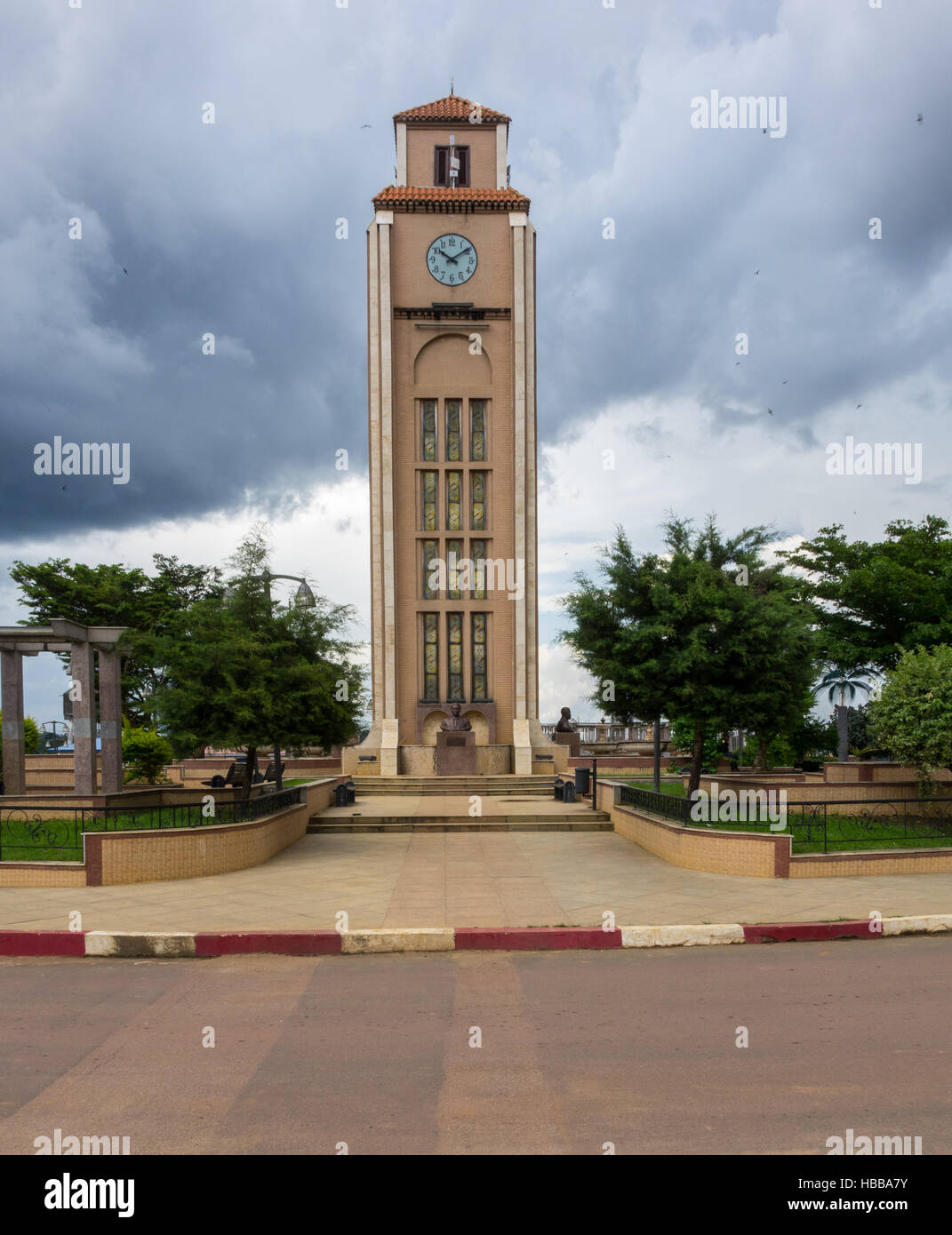 Town of Mongomo in Equatorial Guinea Stock Photo