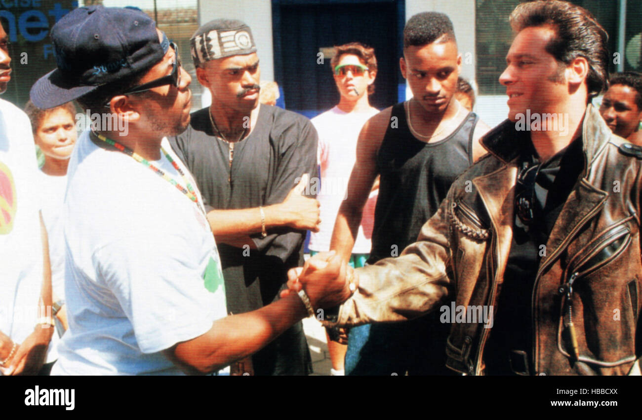 THE ADVENTURES OF FORD FAIRLANE, front from left Morris Day, Andrew 'Dice' Clay, 1990, TM