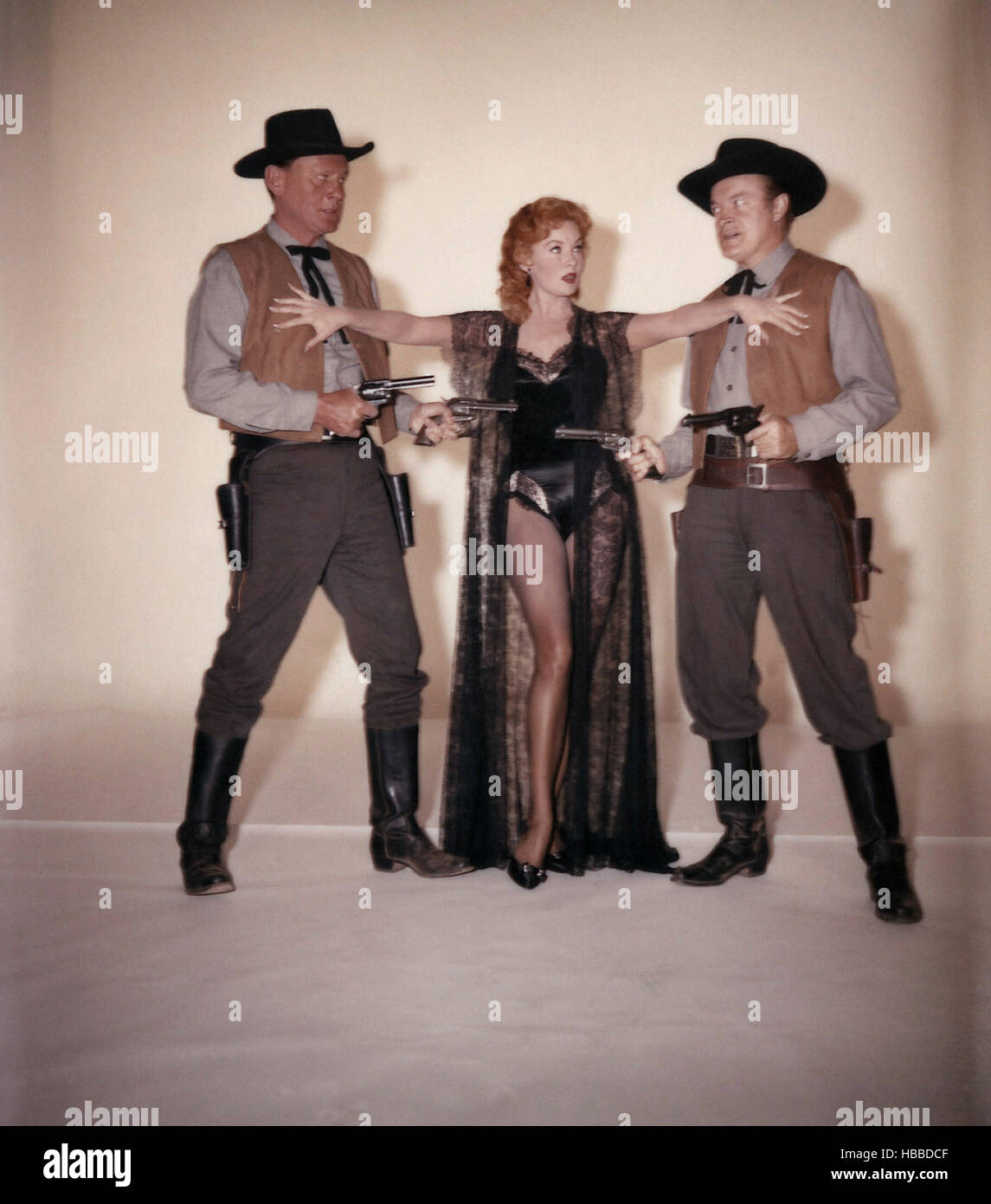 ALIAS JESSE JAMES, Wendell Corey, Rhonda Fleming, Bob Hope, 1959 Stock