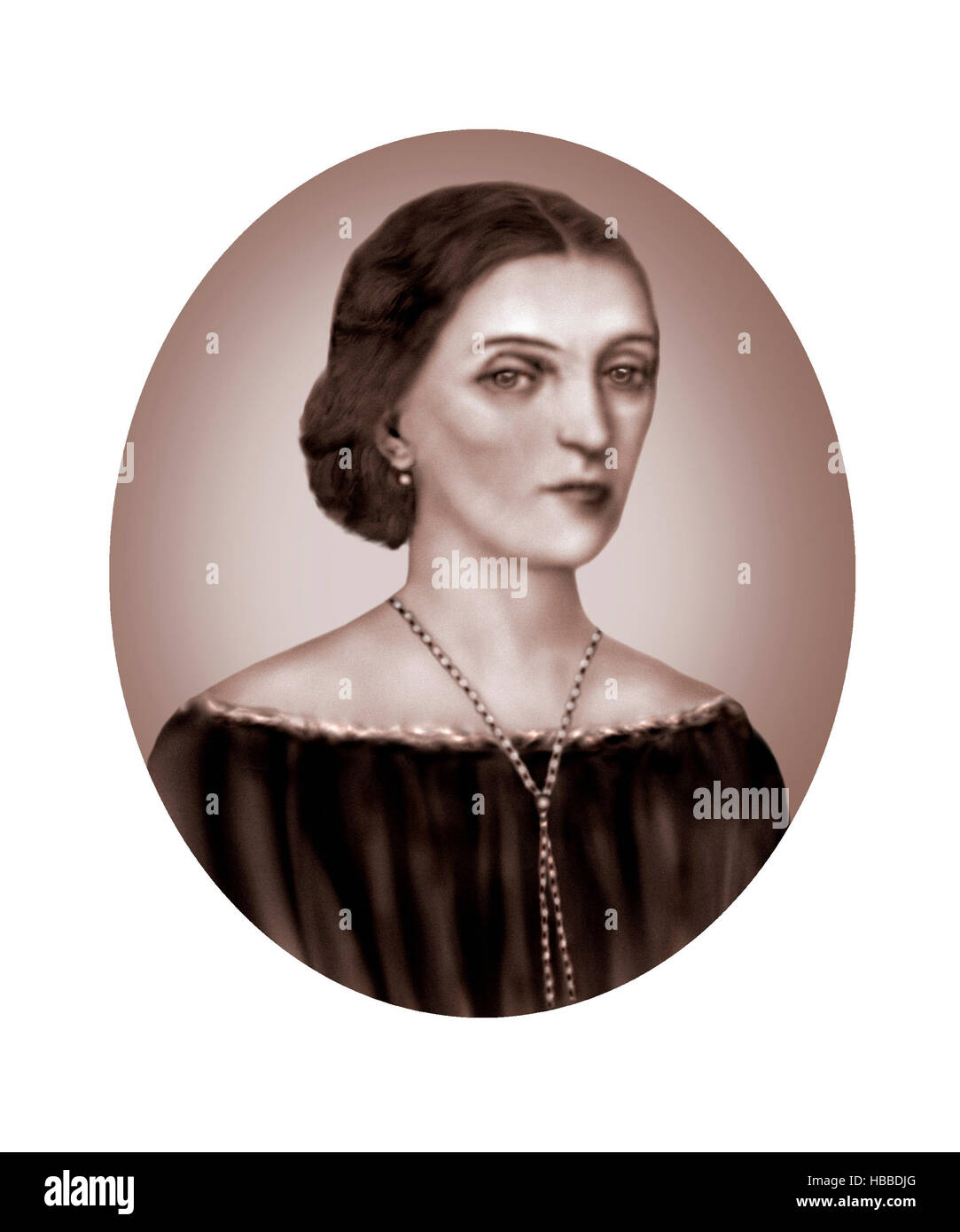 Manuela Saenz, 1797-1856, Revolutionary Stock Photo