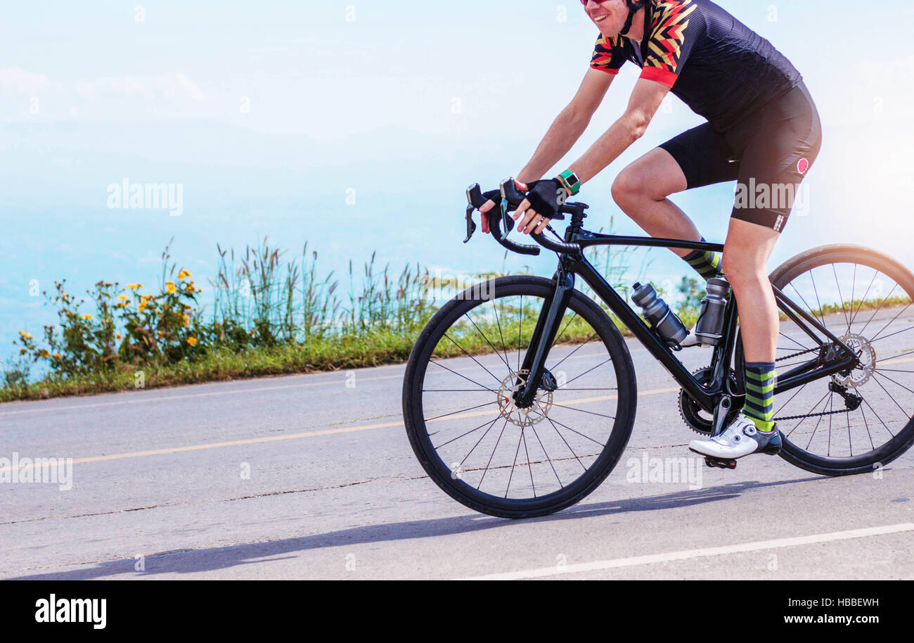 bicycle for exercise on road