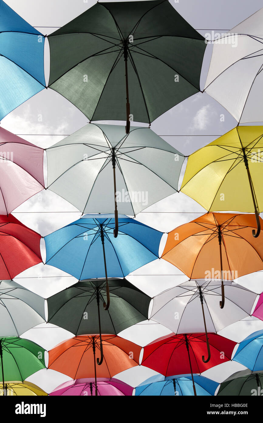 umbrella roof Stock Photo