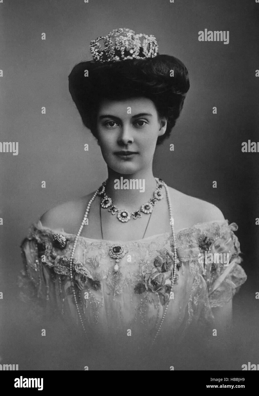 Crown Princess Cecilie of Prussia, wife of German Crown Prince Wilhelm ...