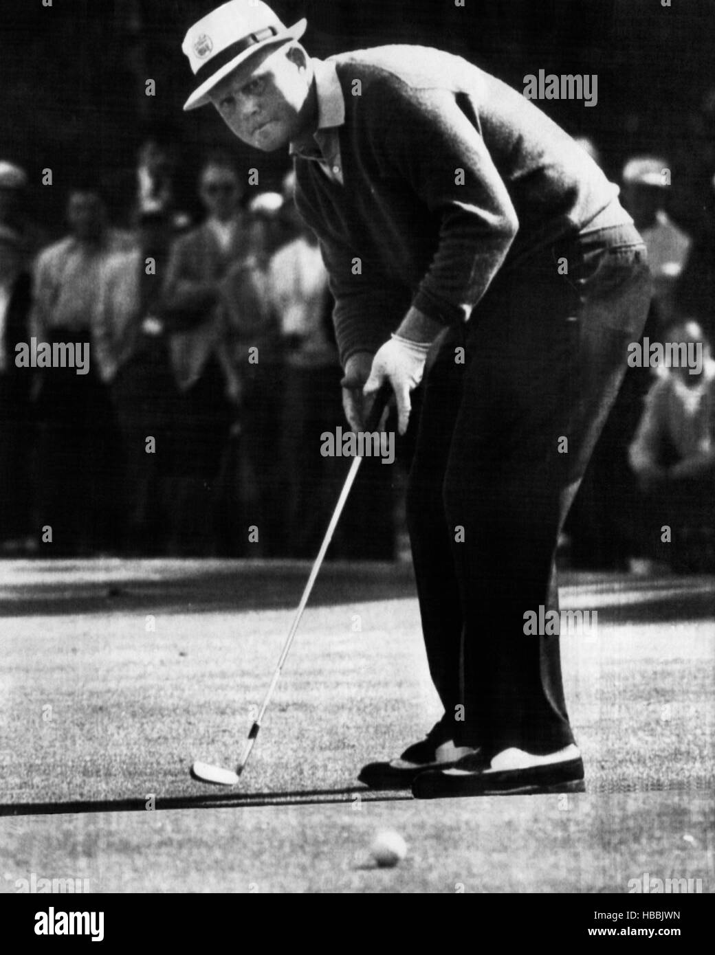 Golf pro Jack Nicklaus, c. 1970's. Stock Photo