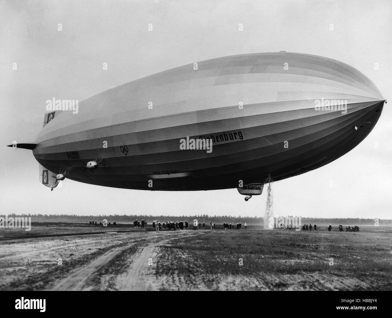 The LZ 129 Hindenburg, Circa May, 1936 Stock Photo - Alamy