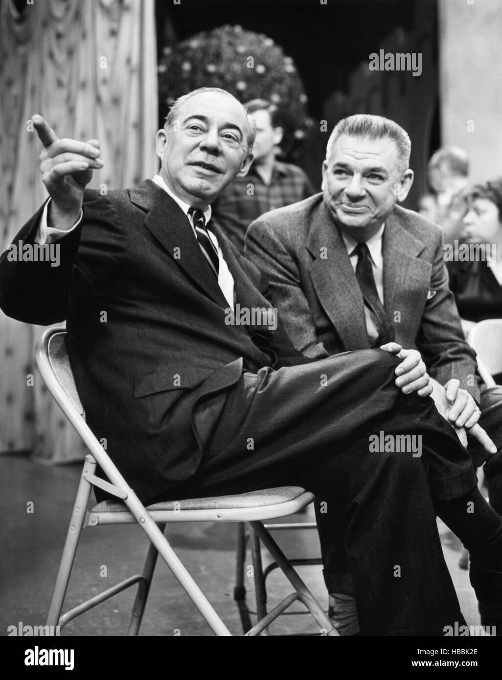 Richard Rodgers and Oscar Hammerstein, American composers, circa 1957 ...