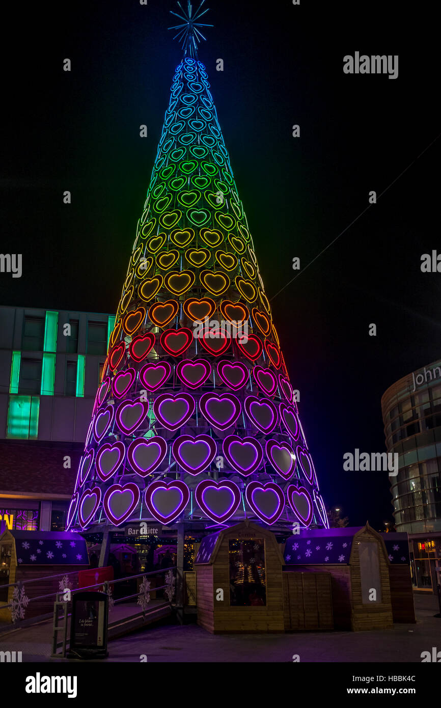 Christmas Decorations Liverpool 1 Stock Photo Alamy