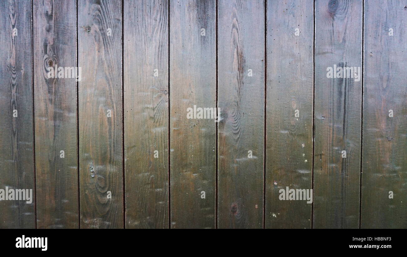 dark brown varnished planks Stock Photo