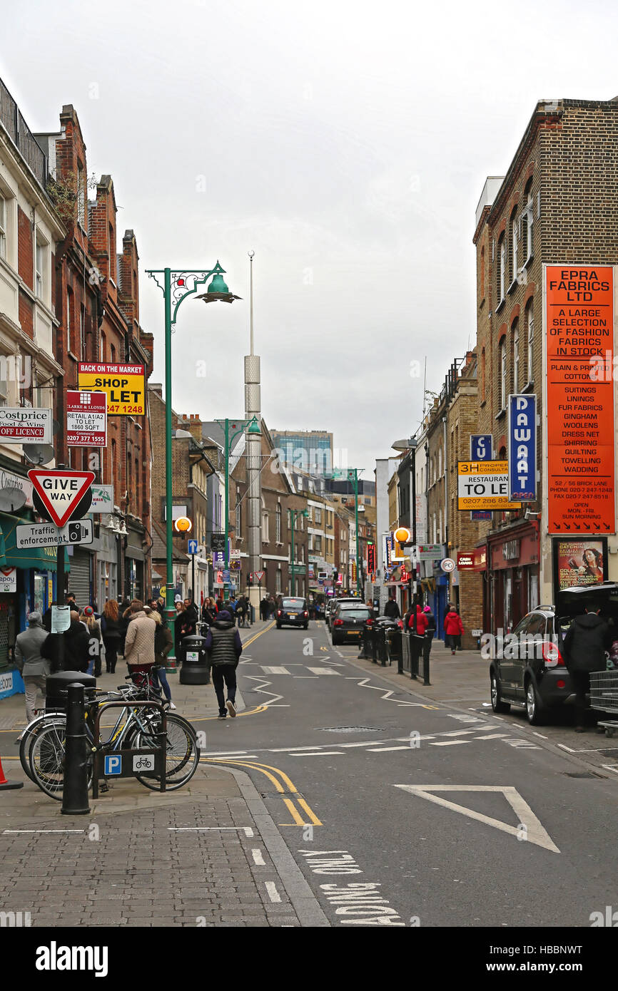 Brick Lane London Stock Photo Alamy