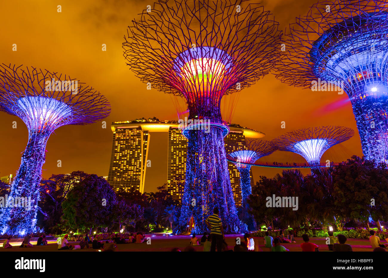 Park Gardens by the Bay Singapore Stock Photo Alamy