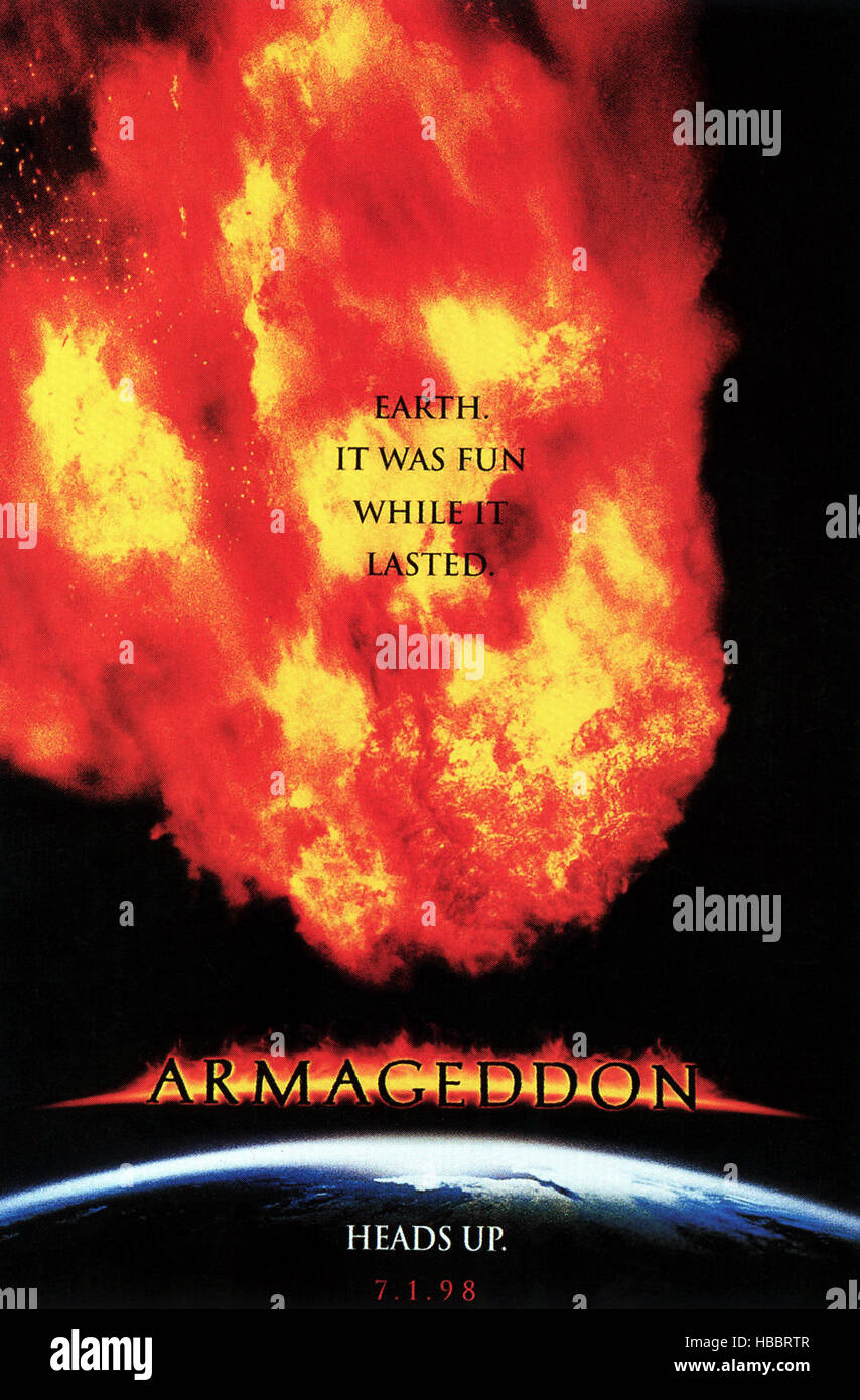 ARMAGEDDON, movie poster, 1998 Stock Photo - Alamy