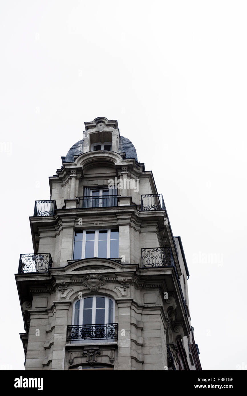 Paris, classical townhouse Stock Photo
