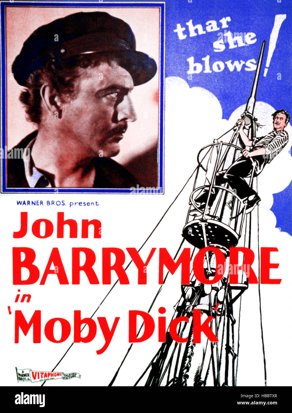 MOBY DICK, John Barrymore, 1930 Stock Photo Alamy