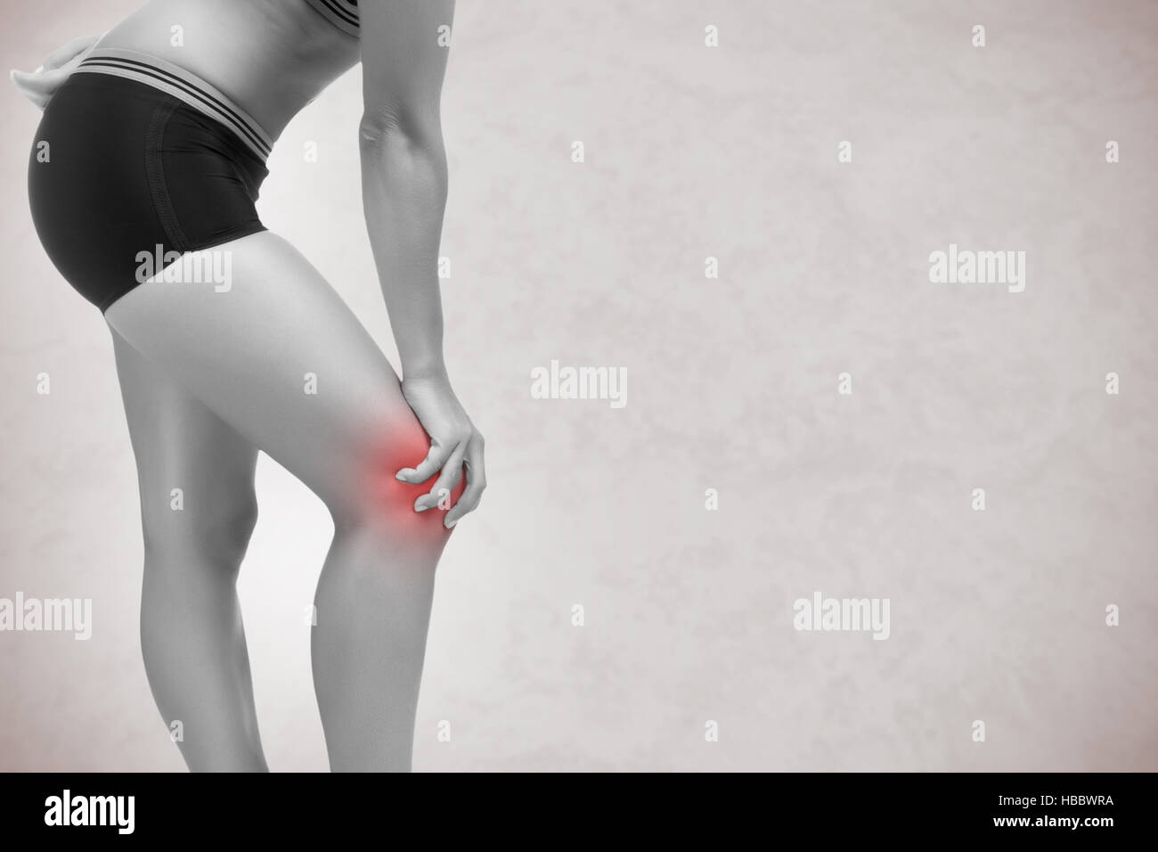 Knee Pain Stock Photo