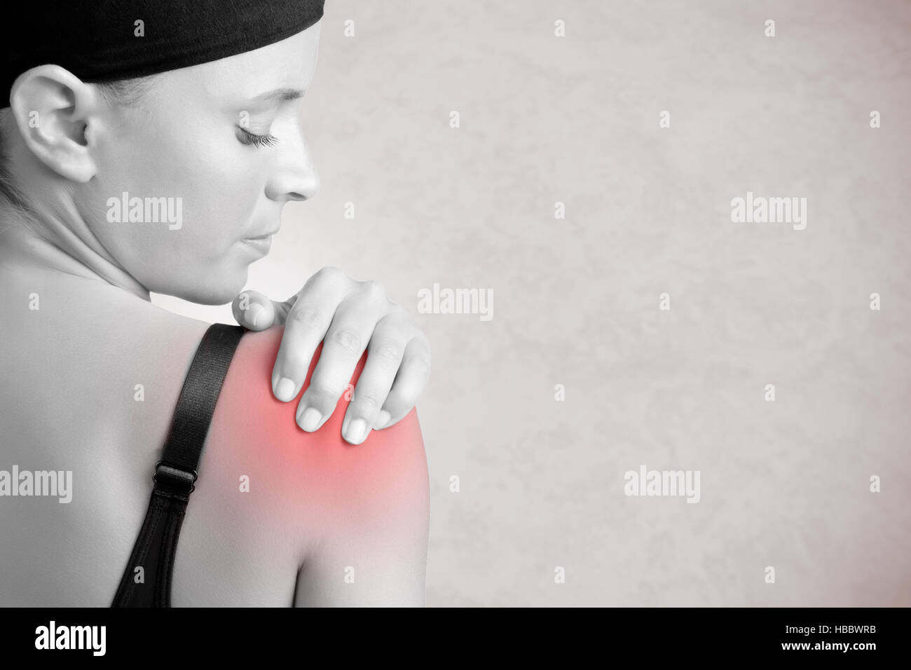 Shoulder Pain Stock Photo