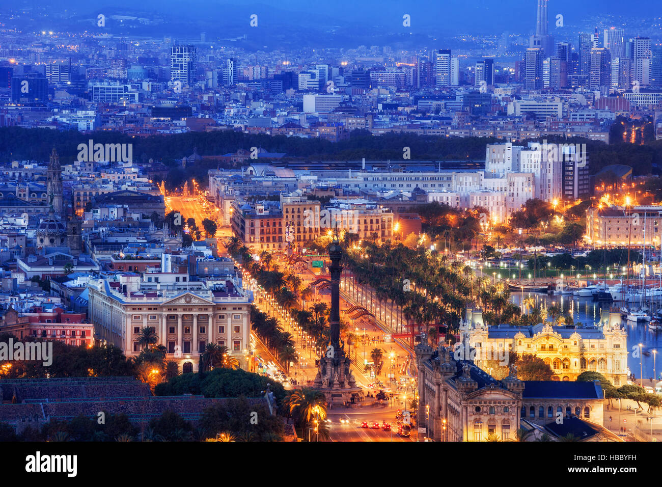 Barcelona city centre hires stock photography and images Alamy